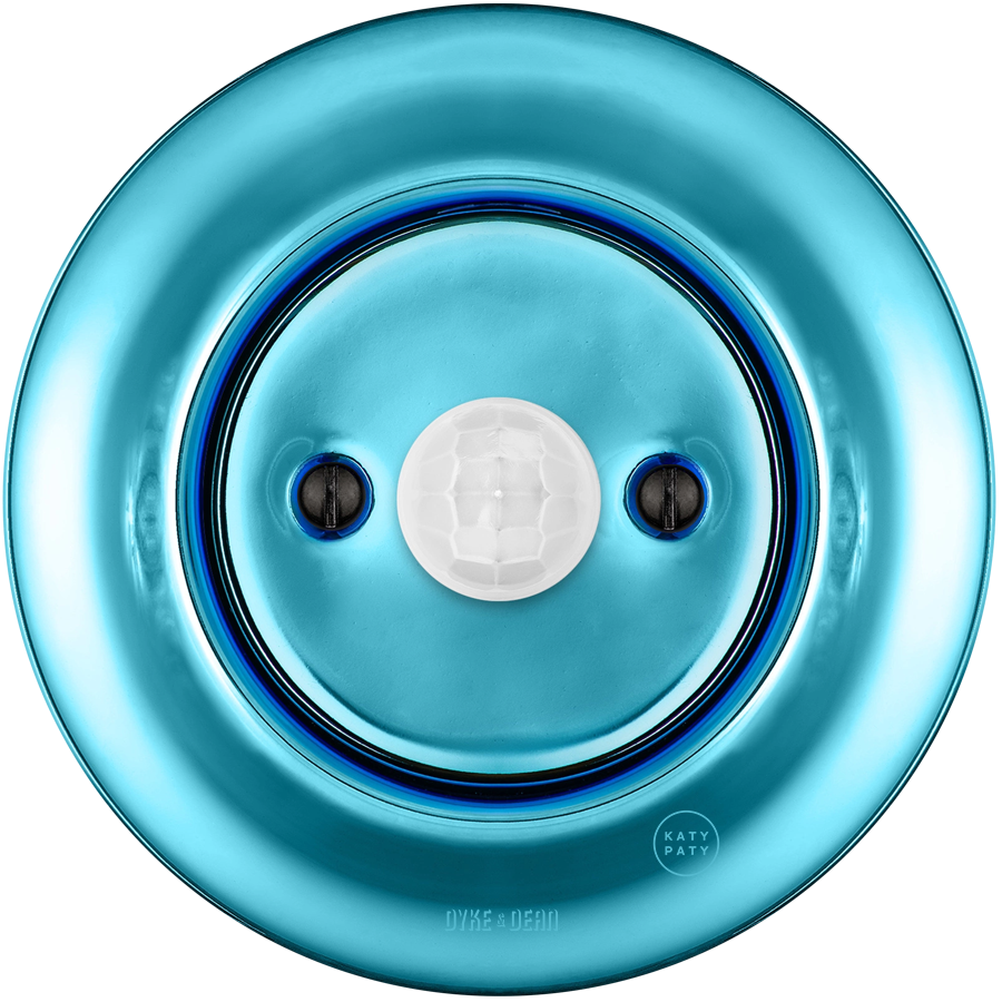 DÉTECTEUR DE MOUVEMENT CÂBLE MURAL PORCELAINE BLEU CIEL