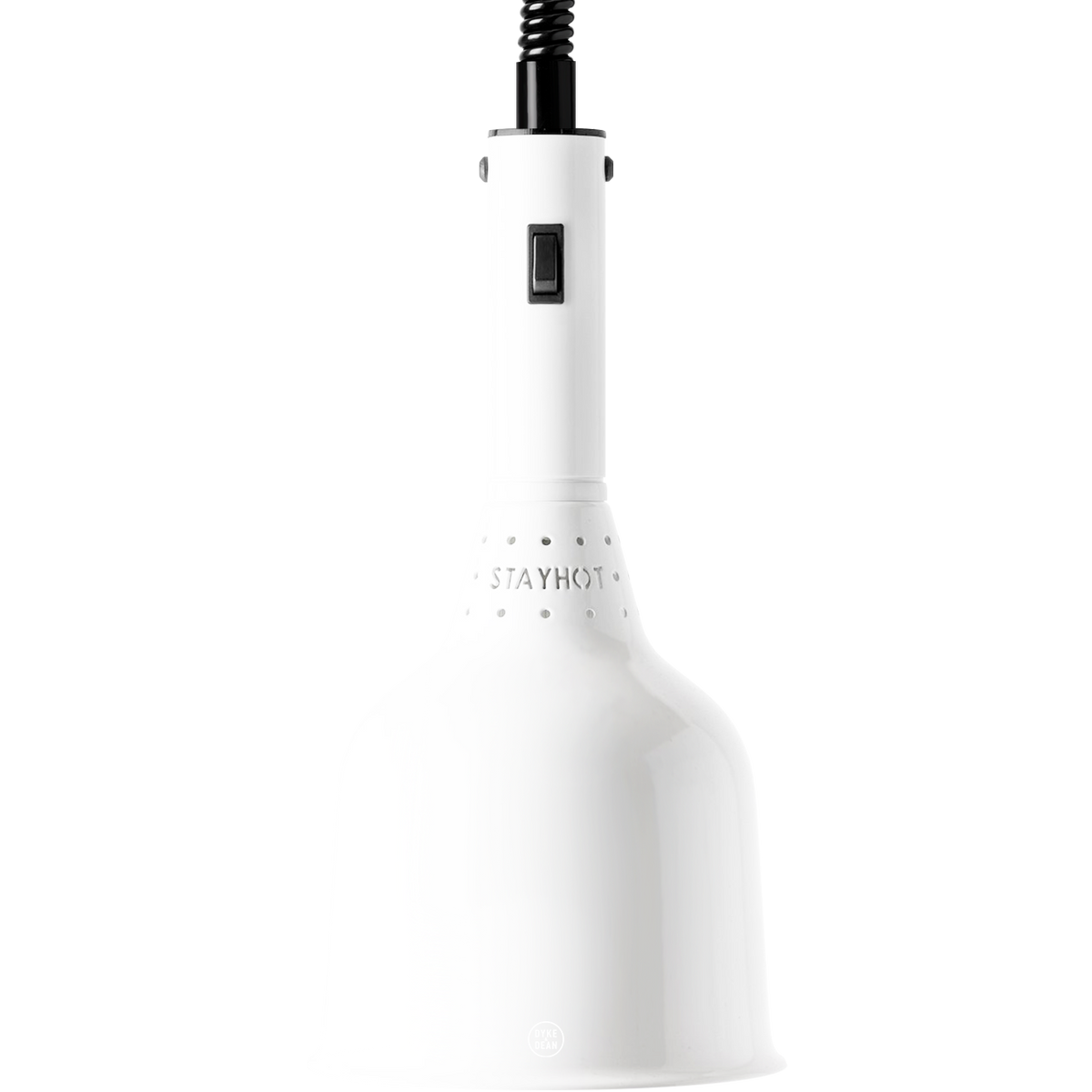 WHITE STAY HOT HEAT LAMP PENDANT CLASSIC 1224 RETRACTABLE CORD