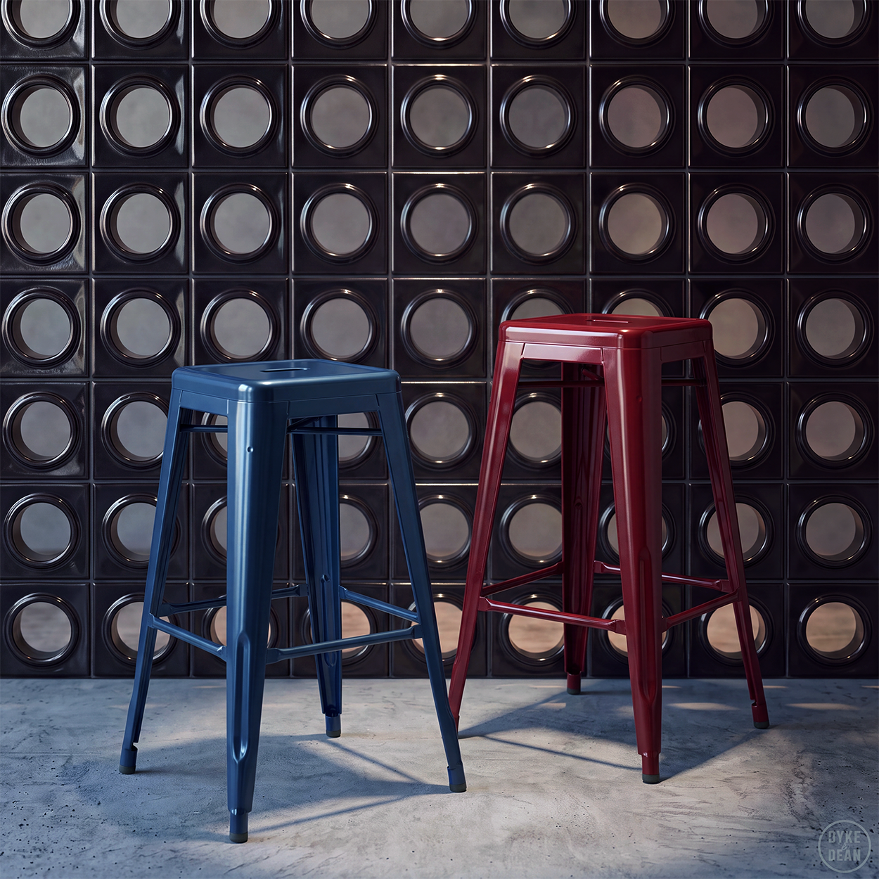TOLIX H65 STOOL