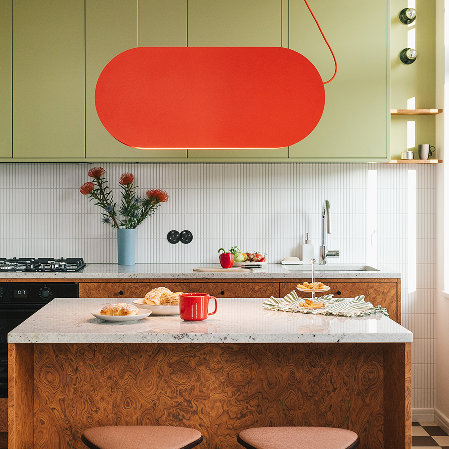 MALUMI A SUSPENSION PENDANT LIGHT OLIVE GREEN