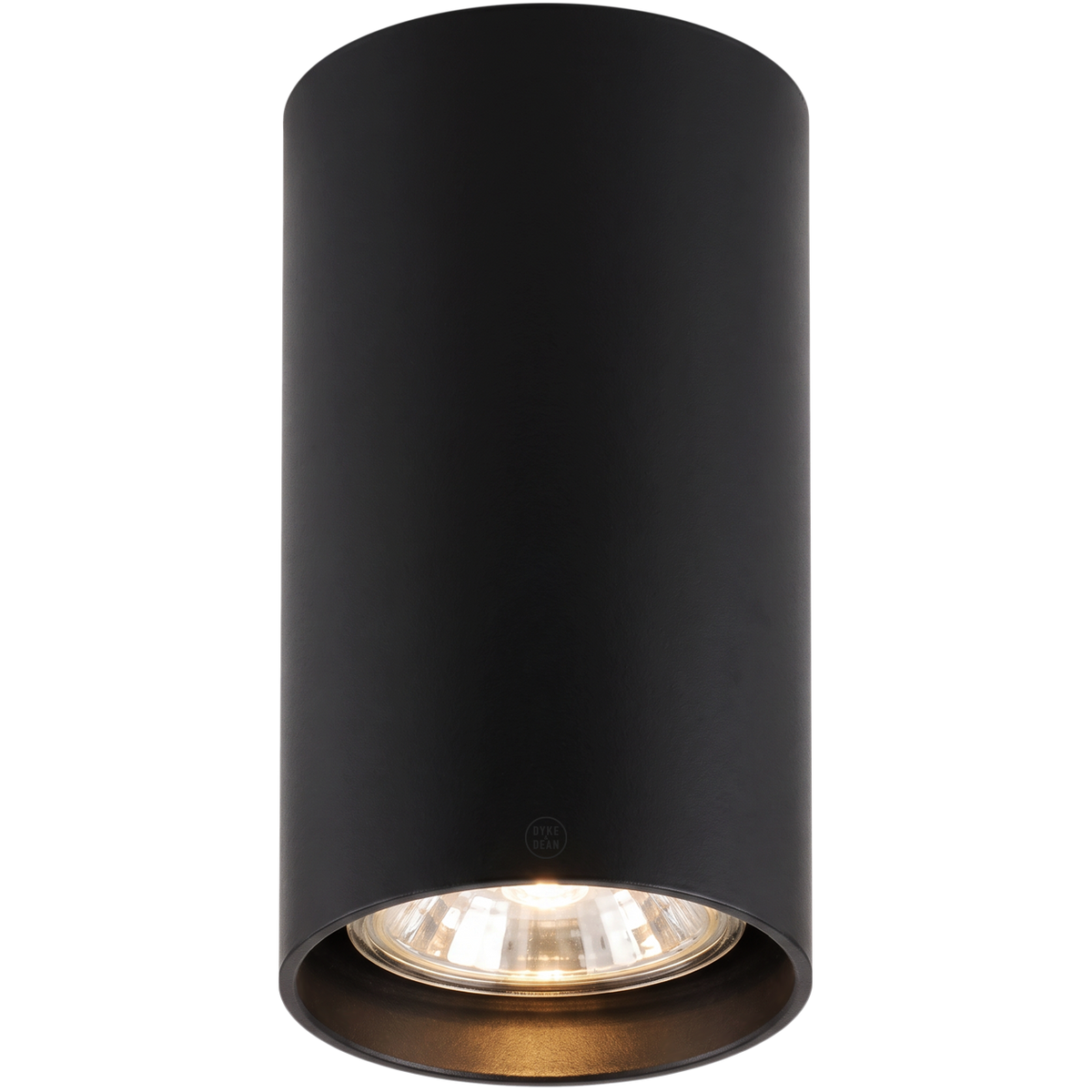 Ceiling cylinder spot lamp black