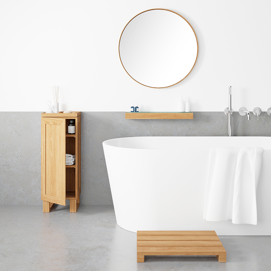 BATH DUCKBOARD IN NATURAL OAK - BATHROOM - DYKE & DEAN  - Homewares | Lighting | Modern Home Furnishings