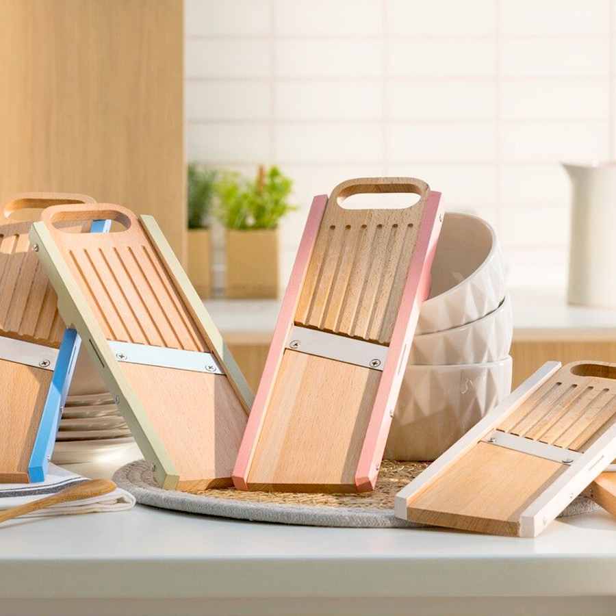 LA BONNE GRAINE WOODEN MANDOLIN KNIFE BLUE