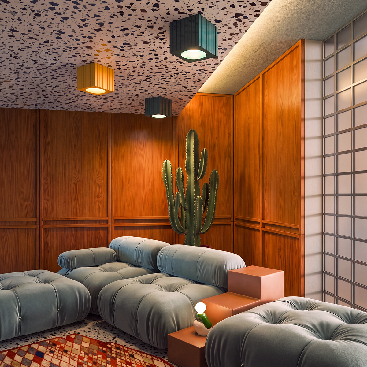METRA CERAMIC CEILING LIGHT