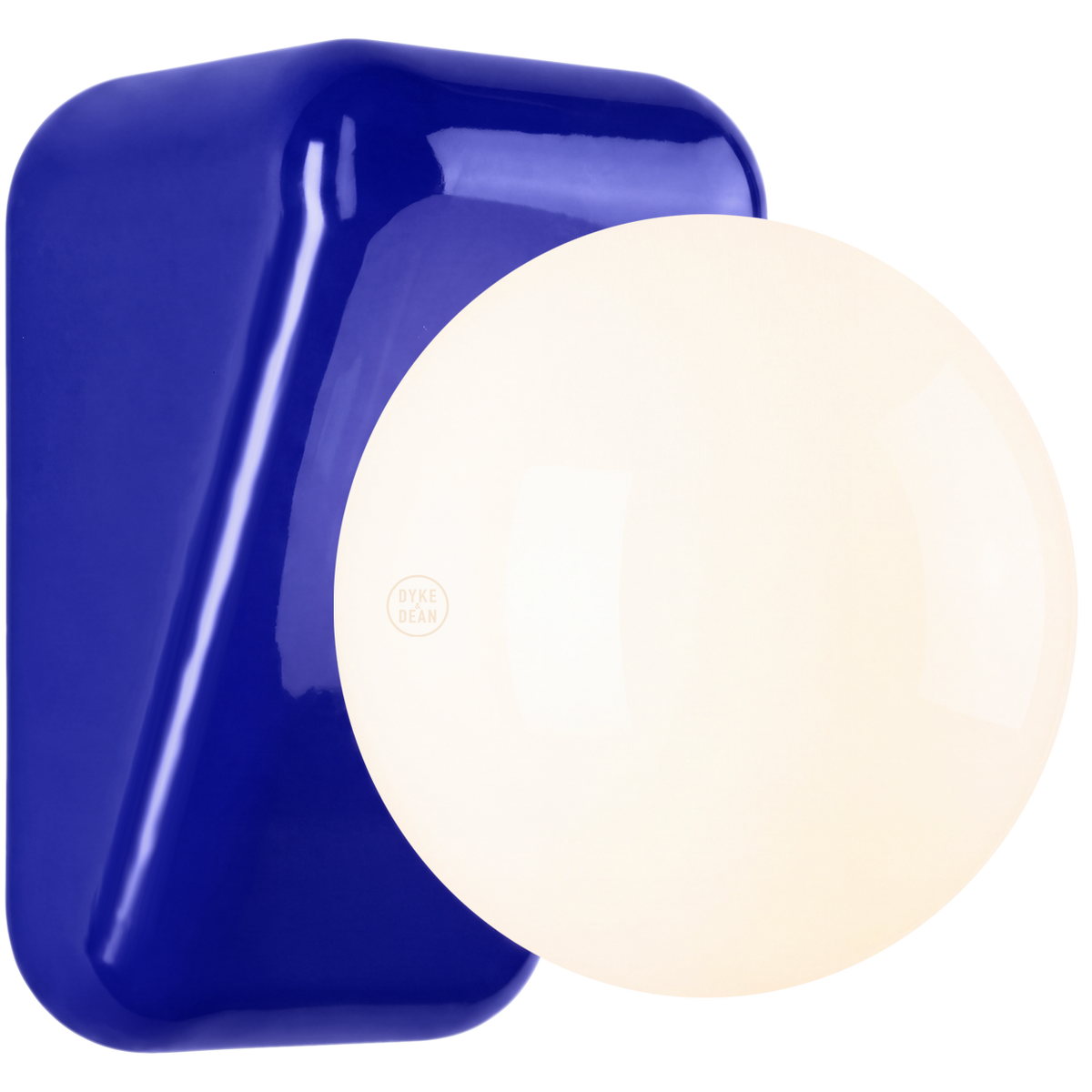 FLIP CERAMIC OPAL GLOBE WALL LIGHT