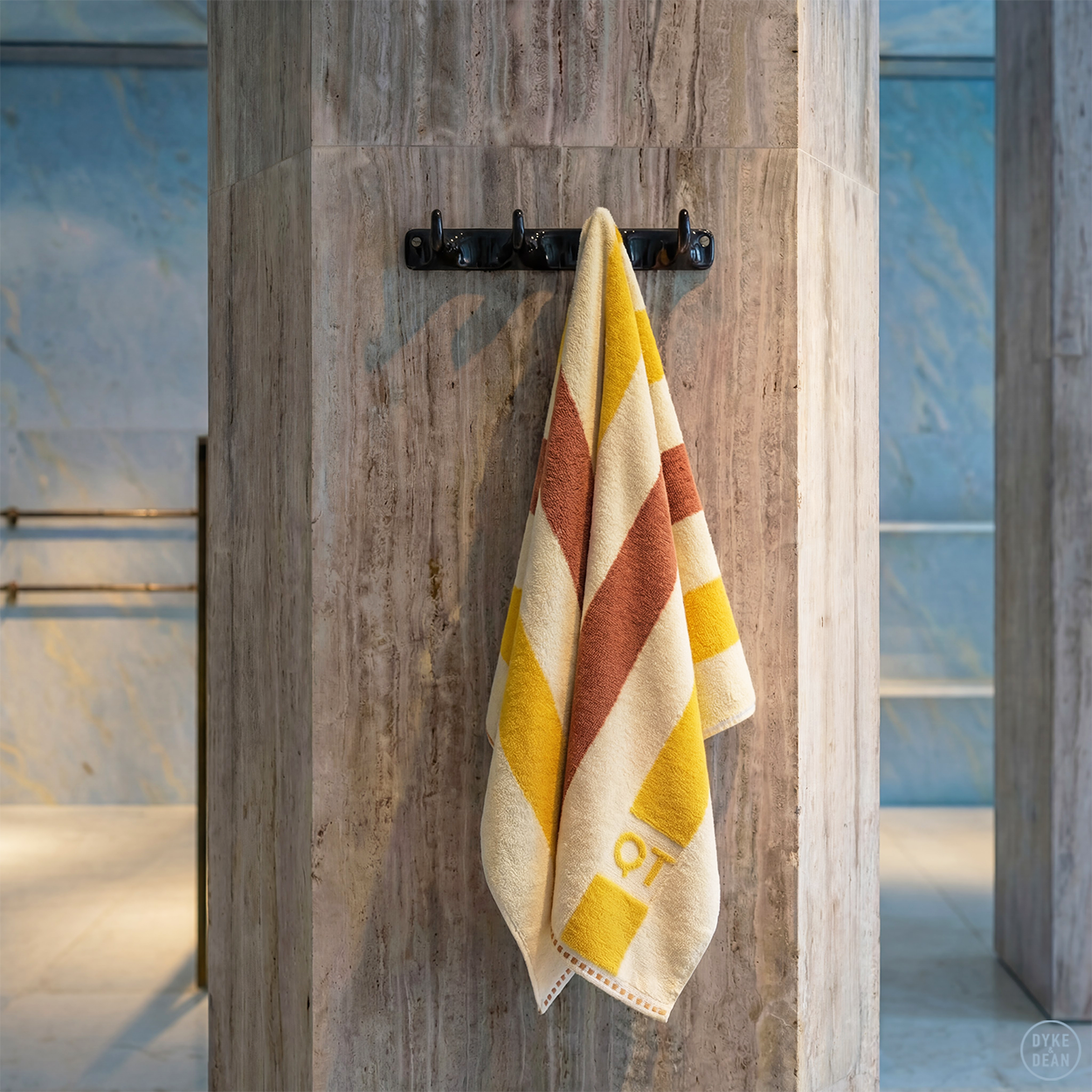 STRIPE BATH SHEET TOWEL CANYON