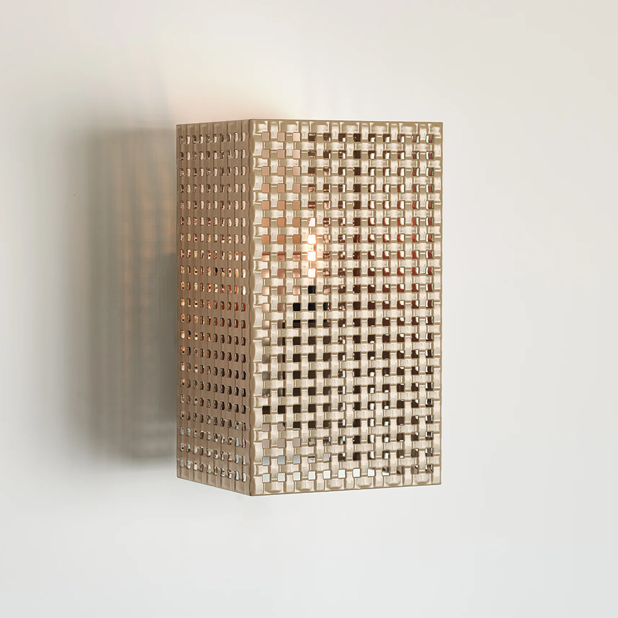 TOLIX T37 TRESSEE METAL WALL BOX LIGHT BROWN GREEN