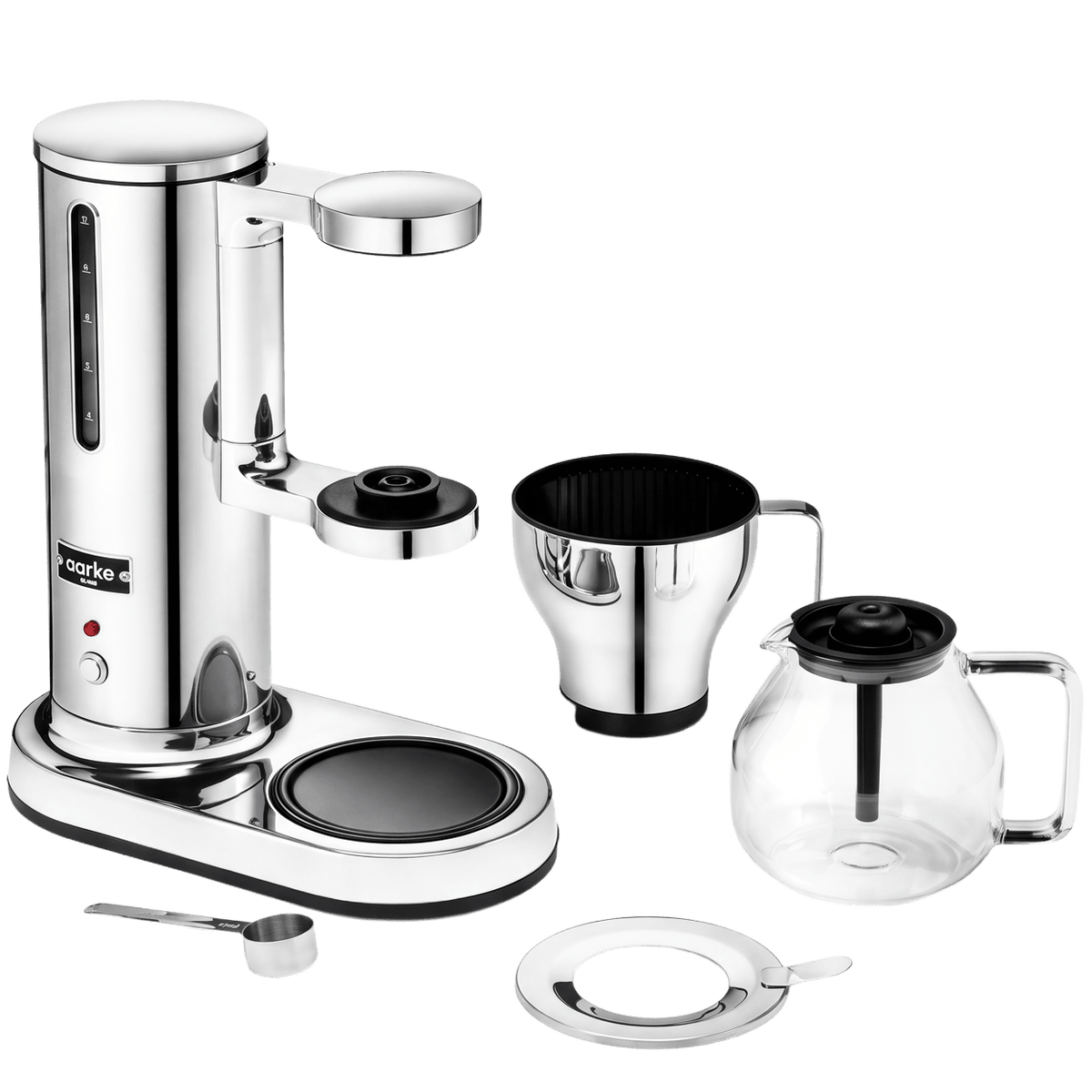 AARKE COFFEE MAKER CHROME - DYKE & DEAN