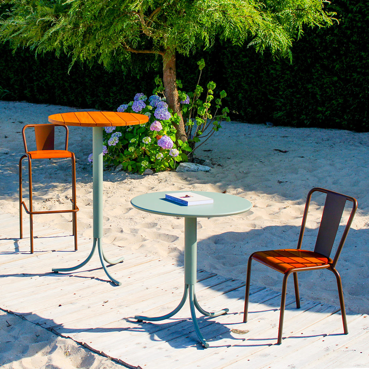 ADICO MAR FOLDING TABLE 70 STEEL - DYKE & DEAN