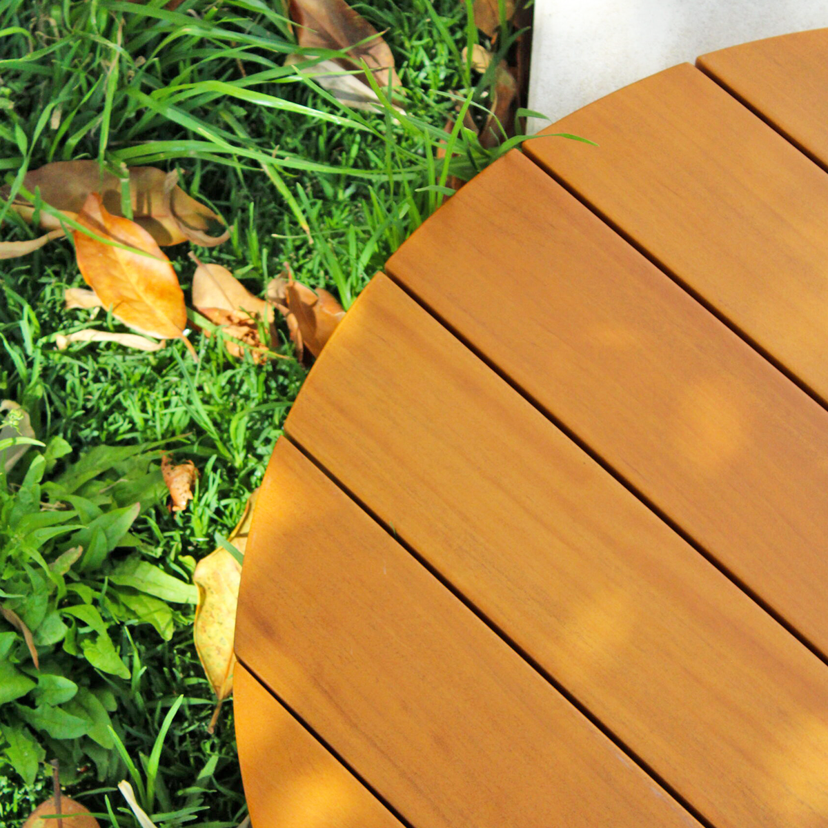ADICO MAR TABLE 60 WOOD TOP - DYKE & DEAN