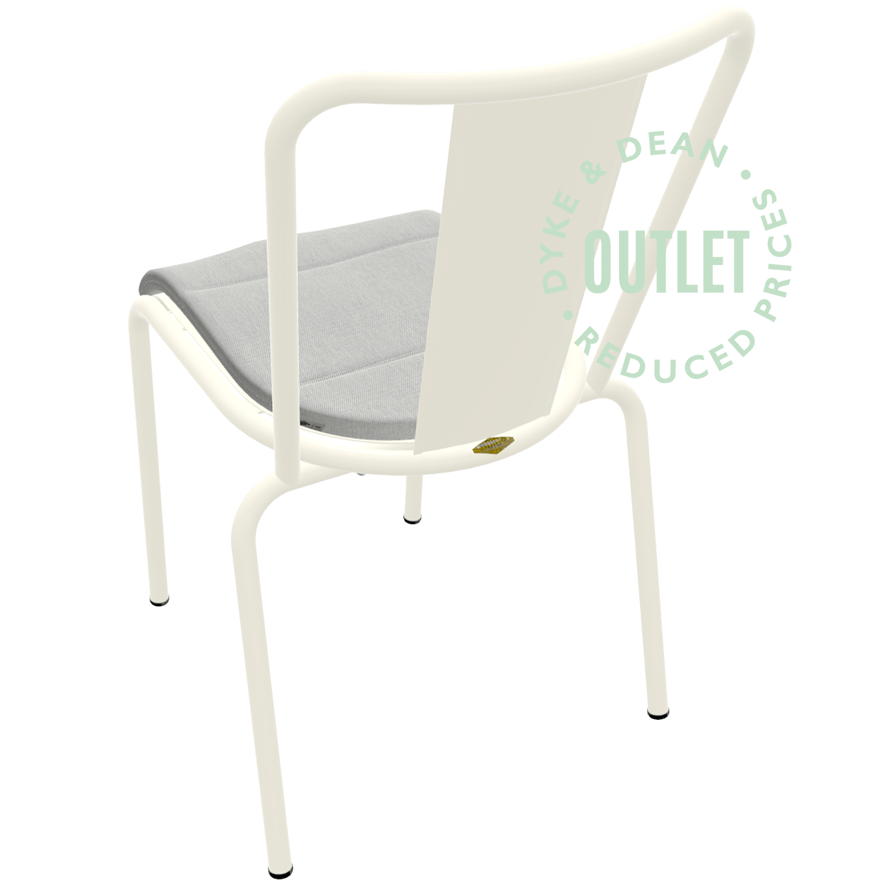ADICO OFF WHITE 786-A CHAIR FABRIC SEAT OUTLET - DYKE & DEAN