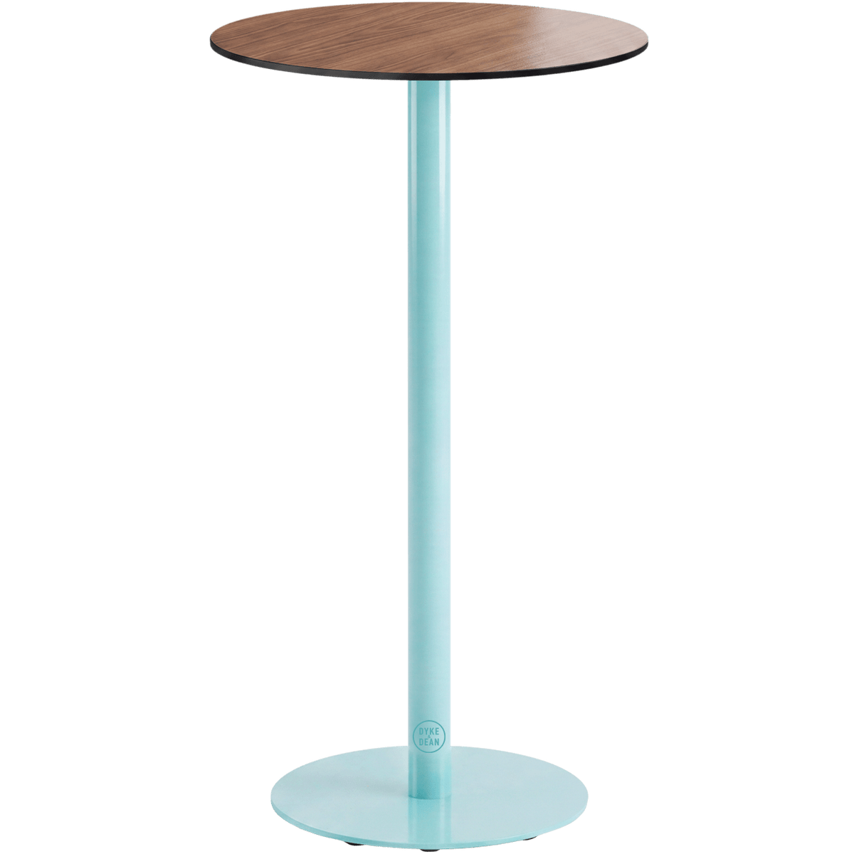 ADICO PLANA ROUND FOLDING HIGH TABLE WOOD TOP - DYKE & DEAN