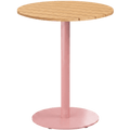 ADICO PLANA ROUND FOLDING TABLE WOOD TOP - DYKE & DEAN