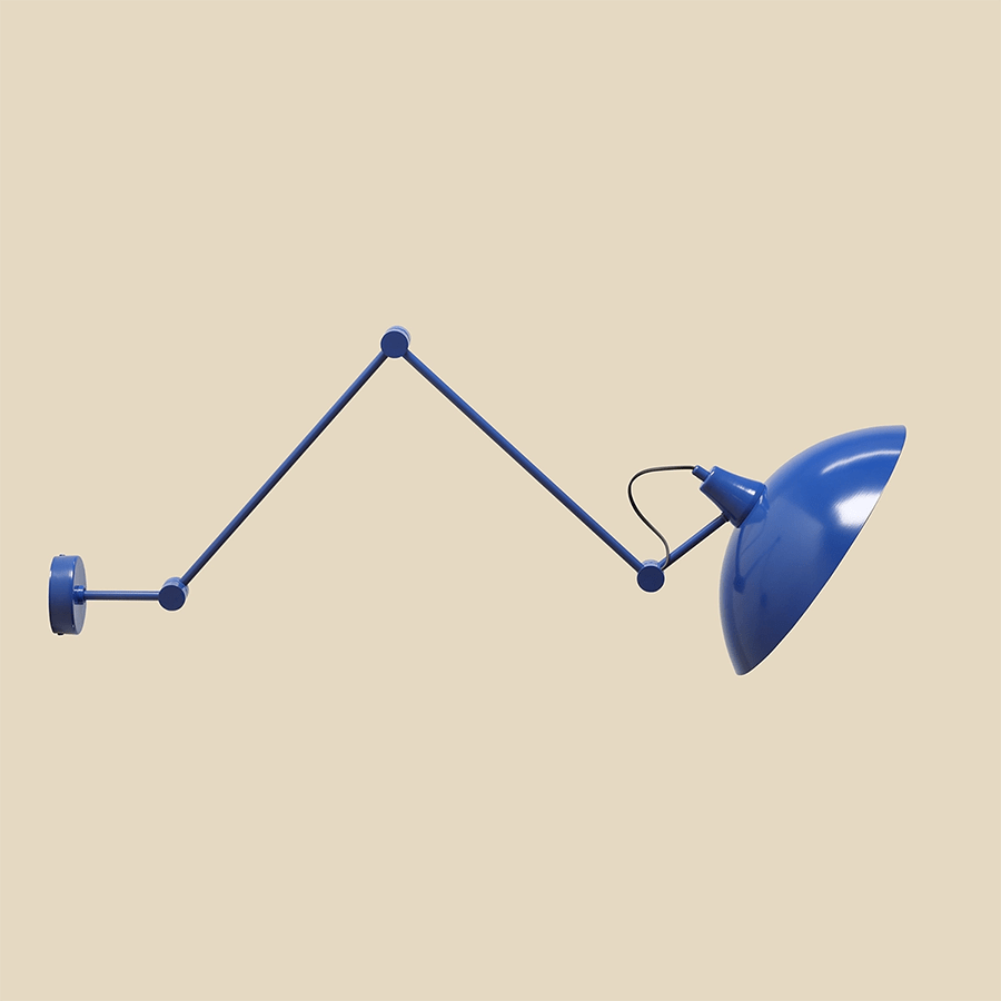 ADJUSTABLE WALL CEILING LIGHT MELOS COBALT - DYKE & DEAN