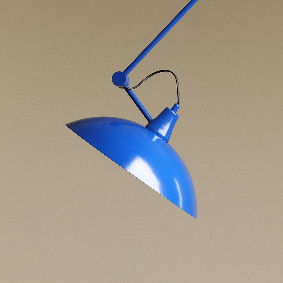ADJUSTABLE WALL CEILING LIGHT MELOS COBALT - DYKE & DEAN