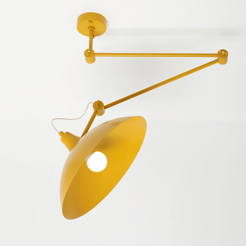 ADJUSTABLE WALL CEILING LIGHT MELOS YELLOW - DYKE & DEAN