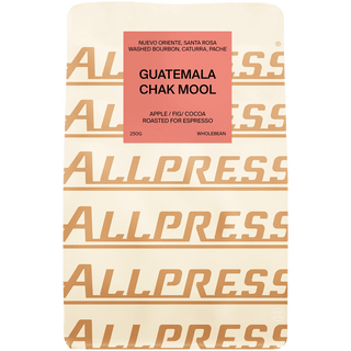 ALLPRESS WHOLE BEAN COFFEE 250g GUATEMALA CHAK MOOL ESPRESSO - DYKE & DEAN