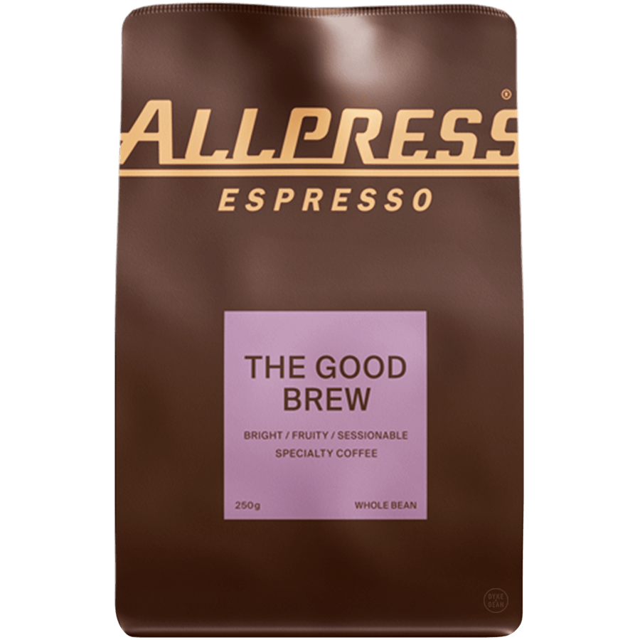 ALLPRESS WHOLE BEAN COFFEE 250g THE GOOD BREW - DYKE & DEAN