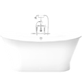 ANTICA ENAMEL CAST IRON BATHTUB WHITE - DYKE & DEAN