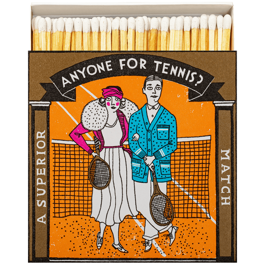 ANY ONE FOR TENNIS LUXURY SAFETY MATCHES - DYKE & DEAN