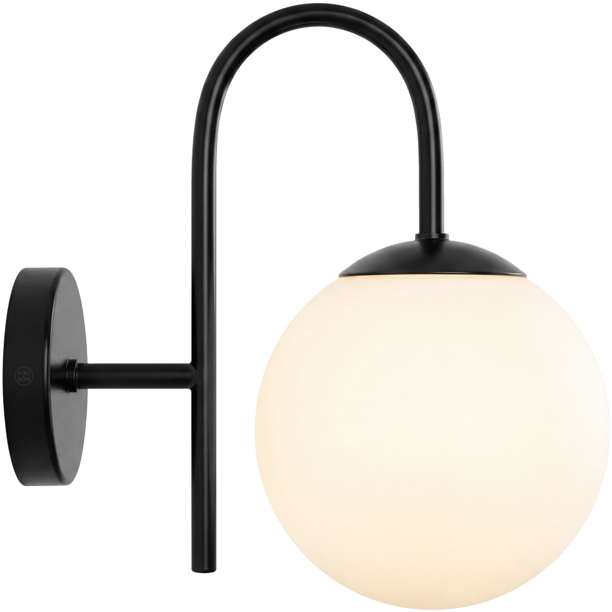 ARC WALL LIGHT LARGE GLOBE - DYKE & DEAN