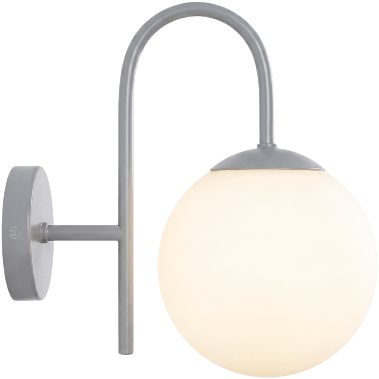 ARC WALL LIGHT LARGE GLOBE - DYKE & DEAN