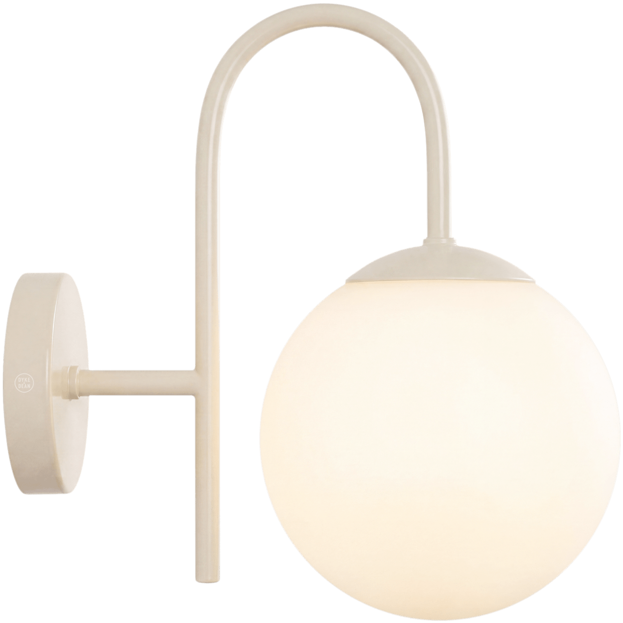 ARC WALL LIGHT LARGE GLOBE - DYKE & DEAN