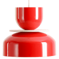 ARTERA PENDANT DISC LIGHT RED - DYKE & DEAN