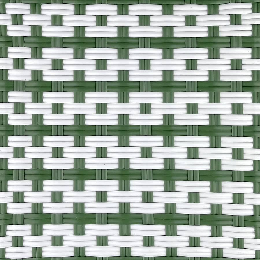 BISTRO RATTAN BAR CHAIR TILES GREEN - DYKE & DEAN