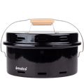 BLACK ENAMEL BARBEQUE - DYKE & DEAN