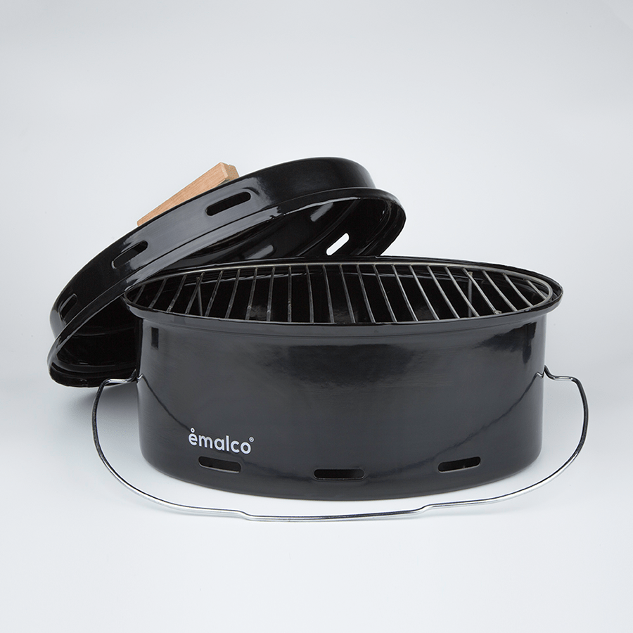 BLACK ENAMEL BARBEQUE - DYKE & DEAN