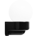 BLACK GLOBE PORCELAIN WATERPROOF SAUNA WALL LIGHT - DYKE & DEAN