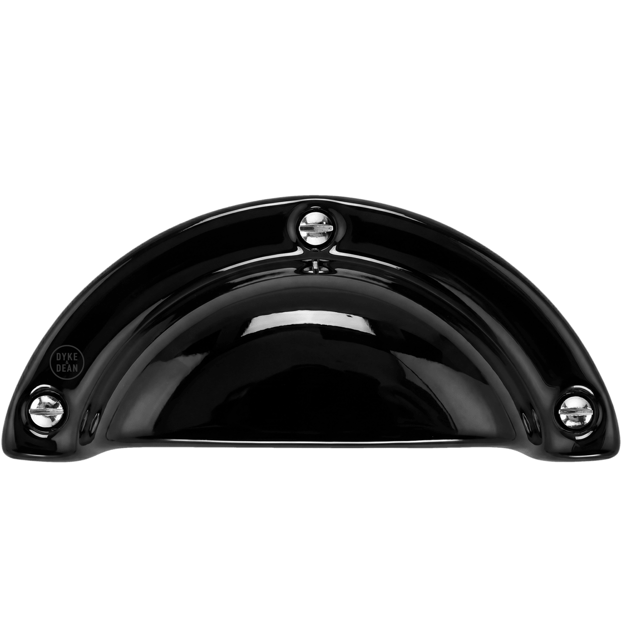 BLACK PORCELAIN DOOR PULL HANDLE - DYKE & DEAN