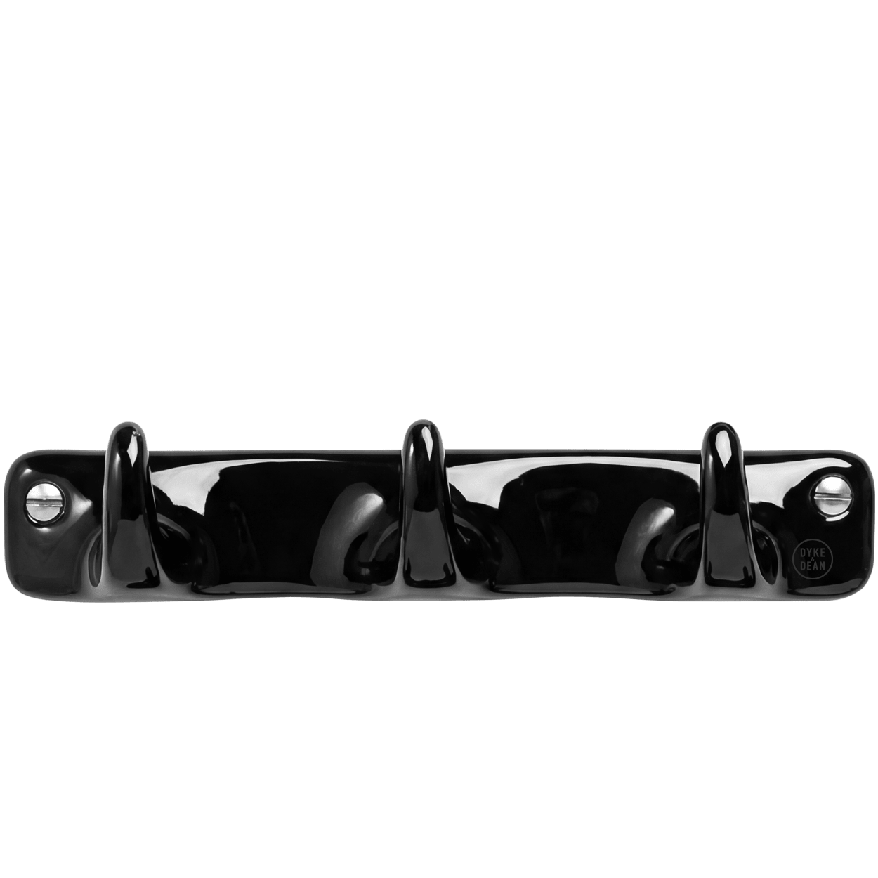 BLACK PORCELAIN HOOK 3 - DYKE & DEAN