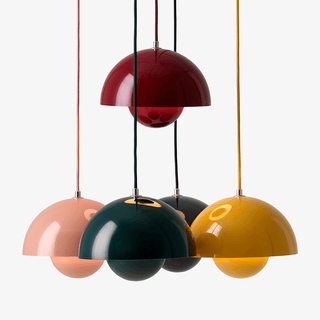 BLOOM POT PENDANT LAMP WHITE - DYKE & DEAN