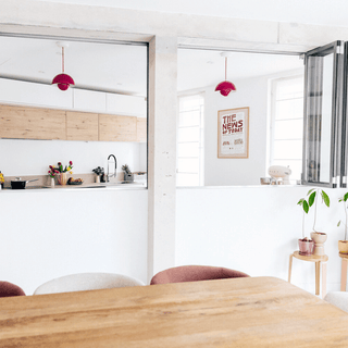BLOOM POT PENDANT LAMP WHITE - DYKE & DEAN