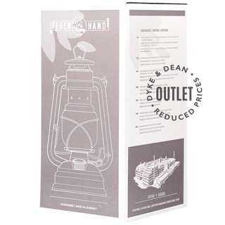 BLUE PETROMAX LANTERN WITH BOX OUTLET - DYKE & DEAN