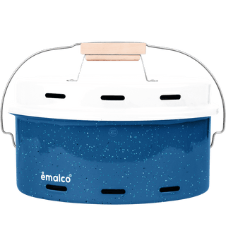BLUE SPECKLED ENAMEL BARBEQUE - DYKE & DEAN