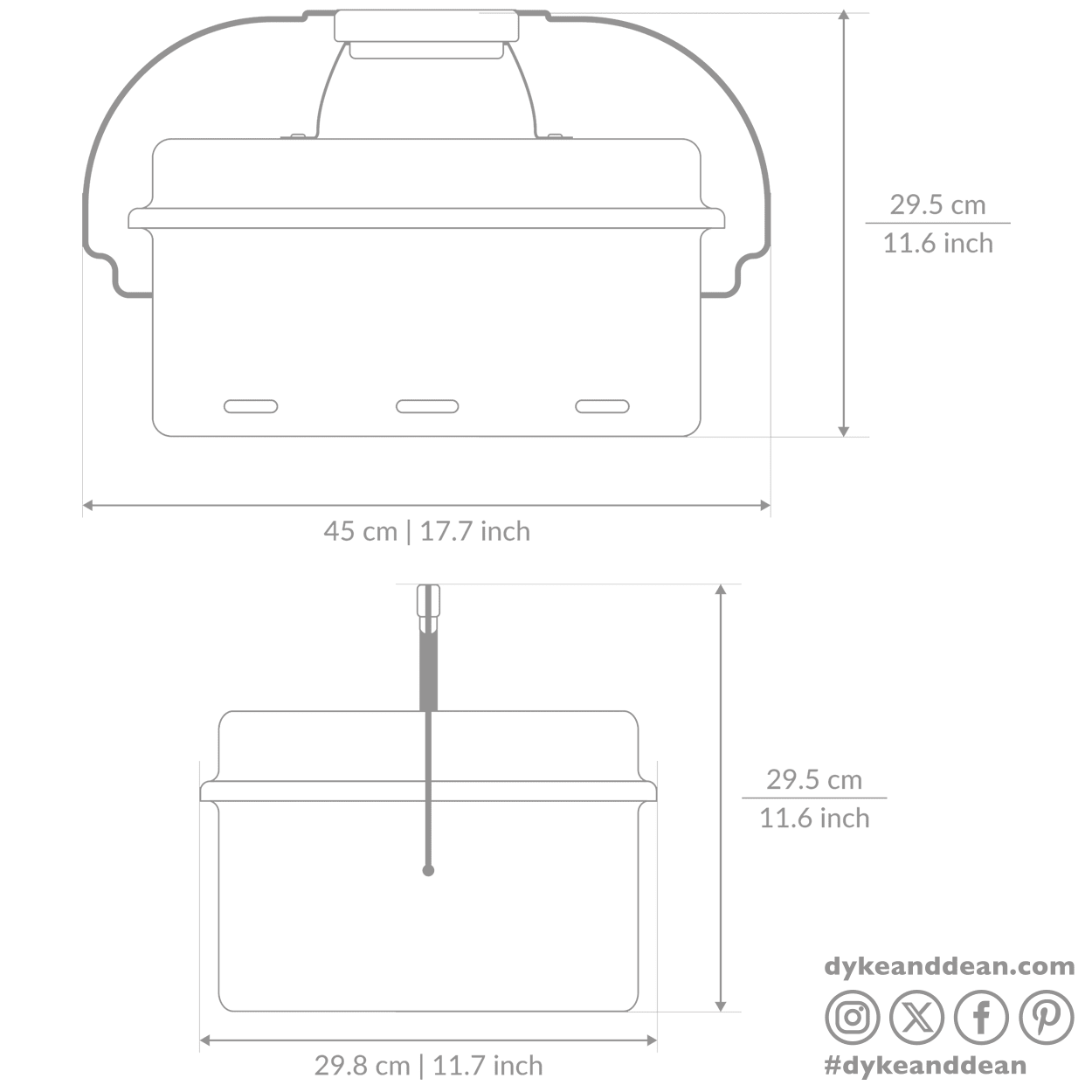 BLUE SPECKLED ENAMEL BARBEQUE - DYKE & DEAN