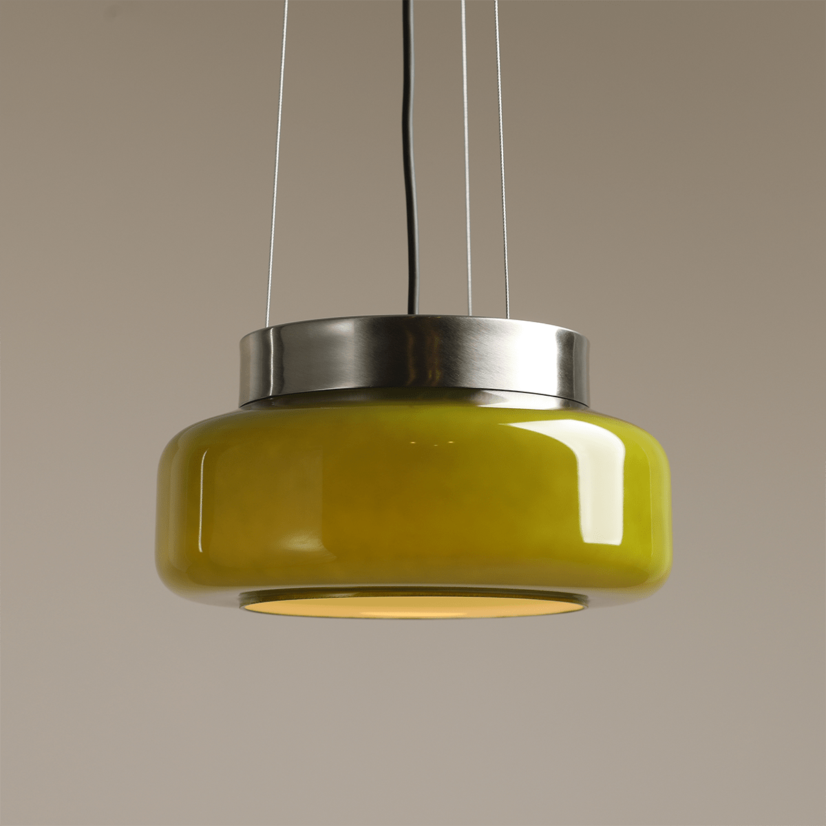 BONBON GLASS PENDANT LIGHT LIME MEDIUM - DYKE & DEAN