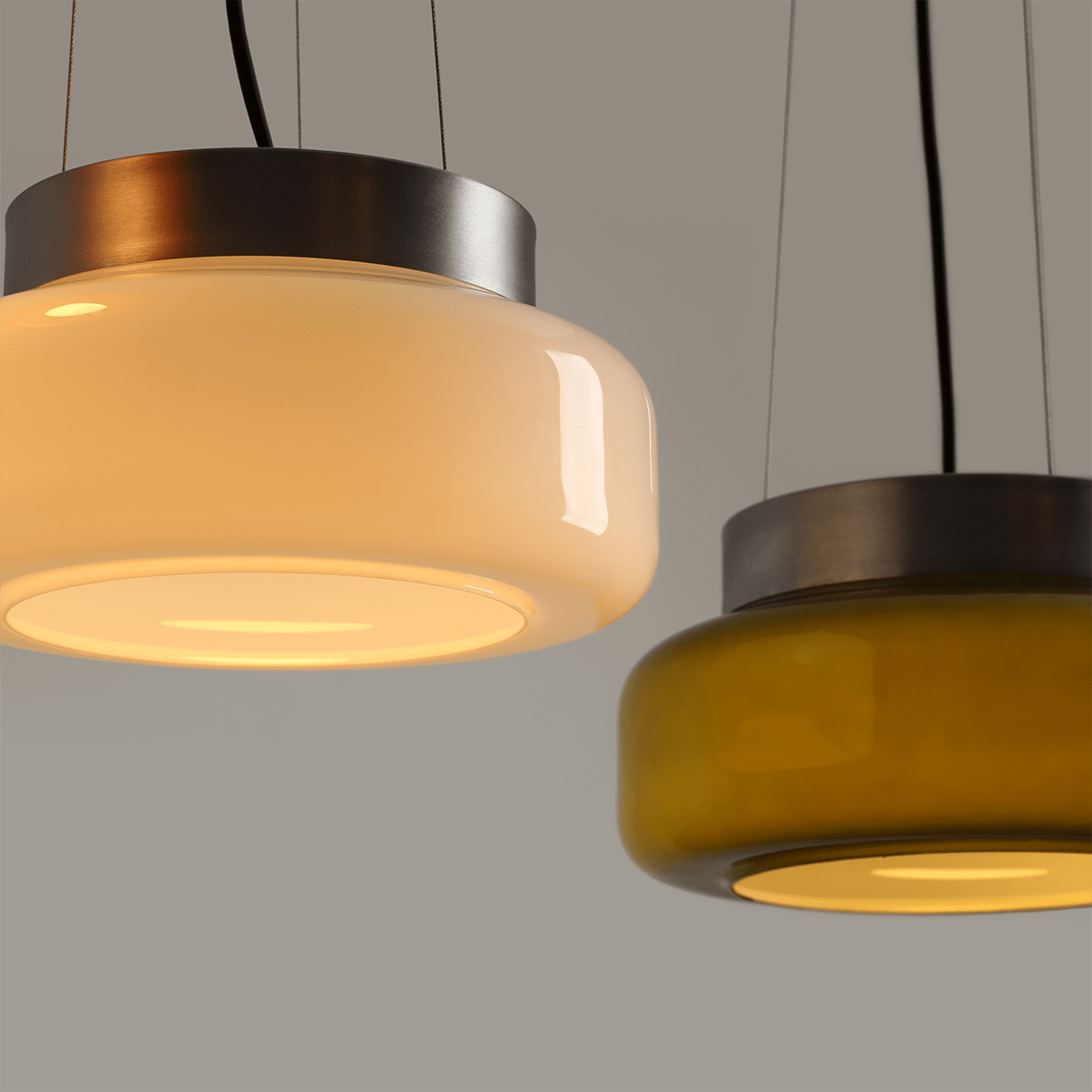 BONBON GLASS PENDANT LIGHT LIME MEDIUM - DYKE & DEAN