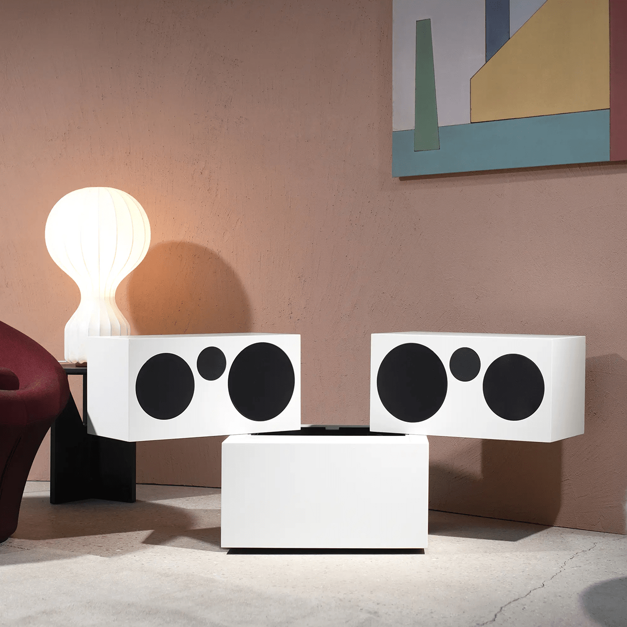 BRIONVEGA BLACK TOTEM RR231 SOUND SYSTEM - DYKE & DEAN