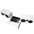 BRIONVEGA WHITE TOTEM RR231 SOUND SYSTEM - DYKE & DEAN