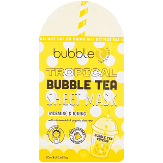 BUBBLE TEA TROPICAL HYDRATING SHEET MASK - DYKE & DEAN
