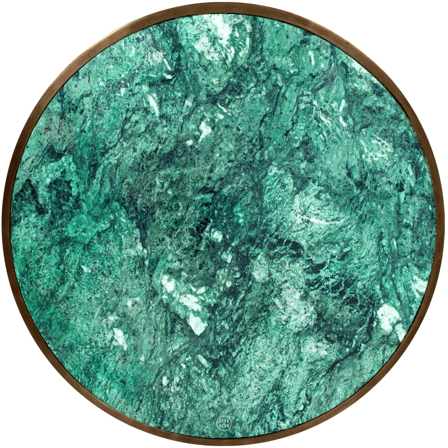 CARRARA GREEN GRANITE FRENCH BISTRO TABLE 20” - DYKE & DEAN