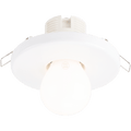 CERAMIC CEILING E27 RECESSED LIGHT WHITE - DYKE & DEAN