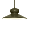 CERAMIC DOME PENDANT OVA SMALL - DYKE & DEAN
