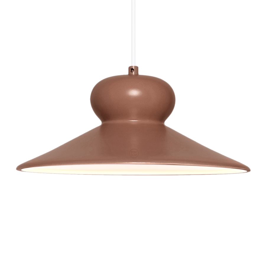 CERAMIC DOME PENDANT OVA SMALL - DYKE & DEAN