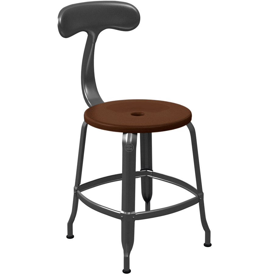 CHAISES NICOLLE METAL CHAIR WOOD 45 - DYKE & DEAN