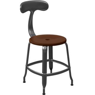 CHAISES NICOLLE METAL CHAIR WOOD 45 - DYKE & DEAN